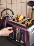 Morphy Richards Purple Accents 4 Slice Toaster, UK version