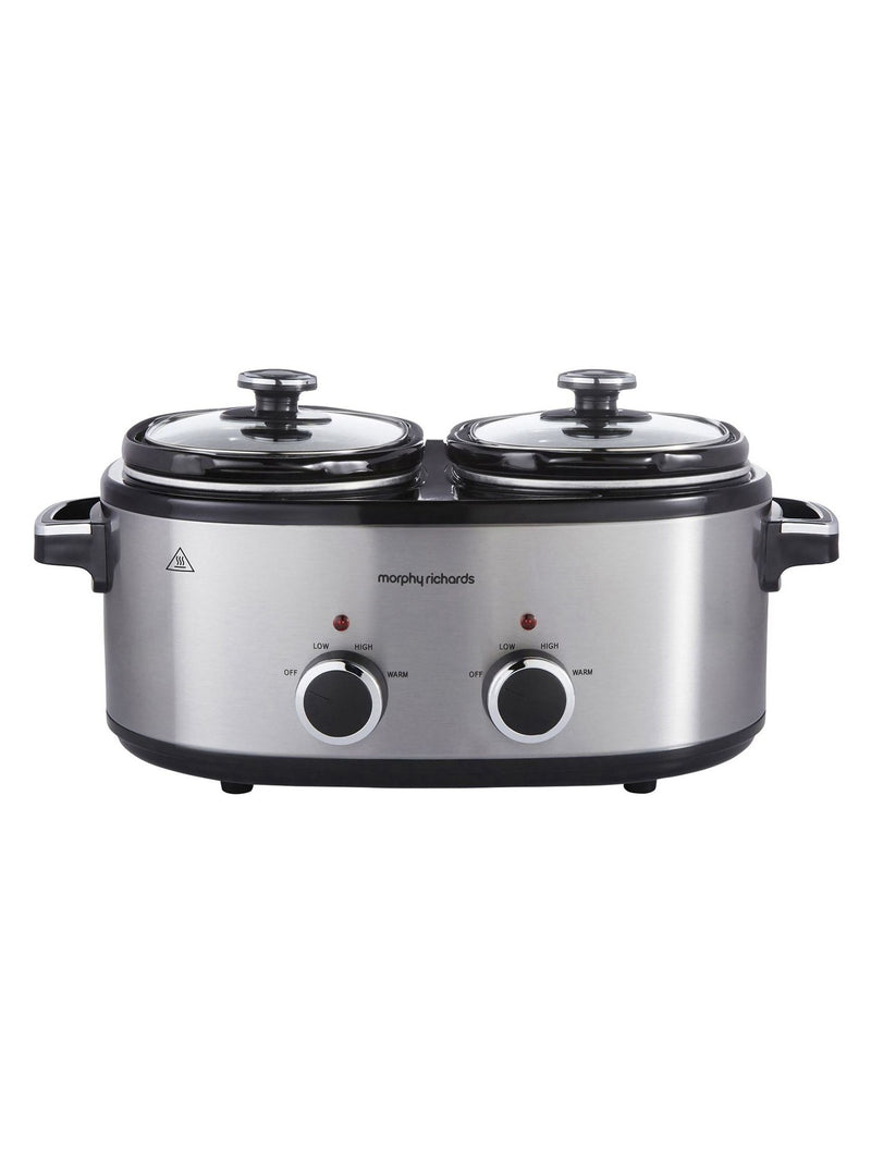 Morphy Richards DuoServe double pot slow cooker 4L - British product