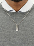 BOSS Kassy Emblem pendant necklace stainless steel black enamel - British product