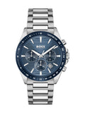 BOSS Silver Tone Strike Chronograph Watch 41mm, UK version