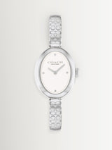 Next Coach Sammy Ladies Silver Tone Oval Watch 22mm- Buy online at McGrocer