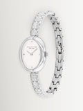 Coach Sammy 22mm oval watch stainless steel white dial, imported from the UK