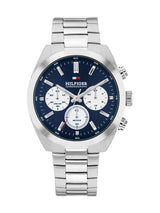 Next Tommy Hilfiger Silver Tone Men's Stainless Steel Bracelet Watch 40mm- Buy online at McGrocer