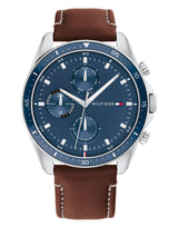 Next Tommy Hilfiger Brown Watch with Leather Strap - 44mm- Buy online at McGrocer