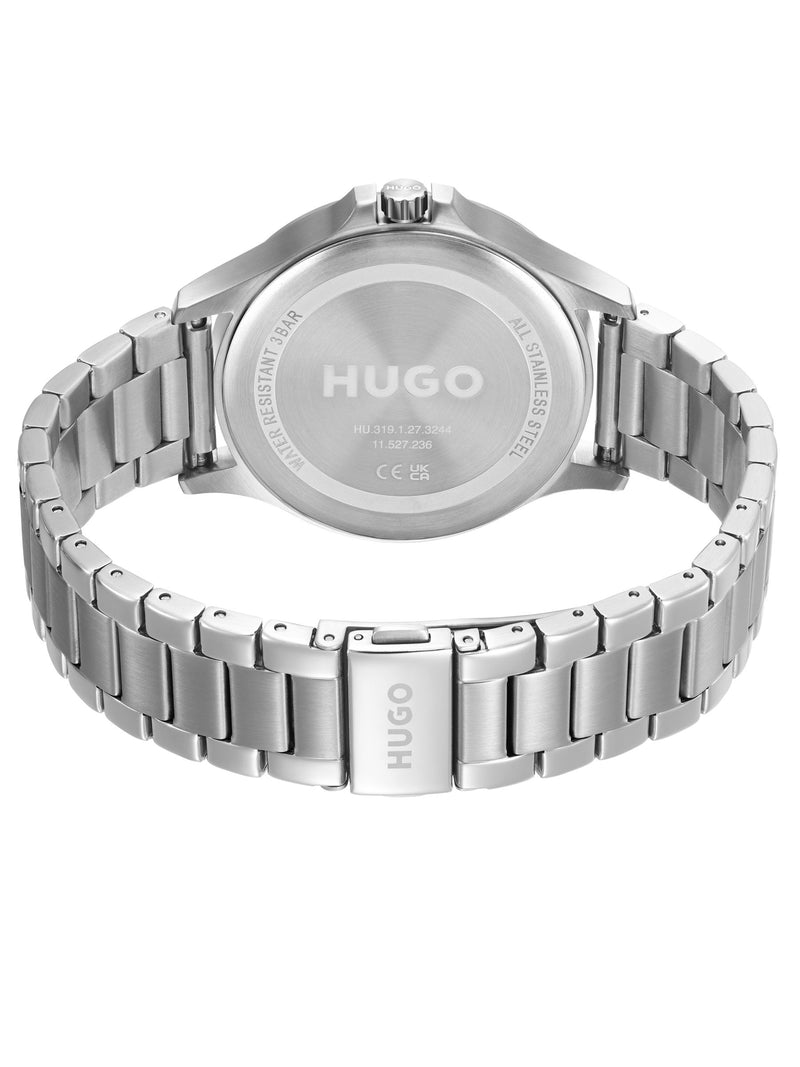 HUGO Leap watch 45mm stainless steel case (British brand)