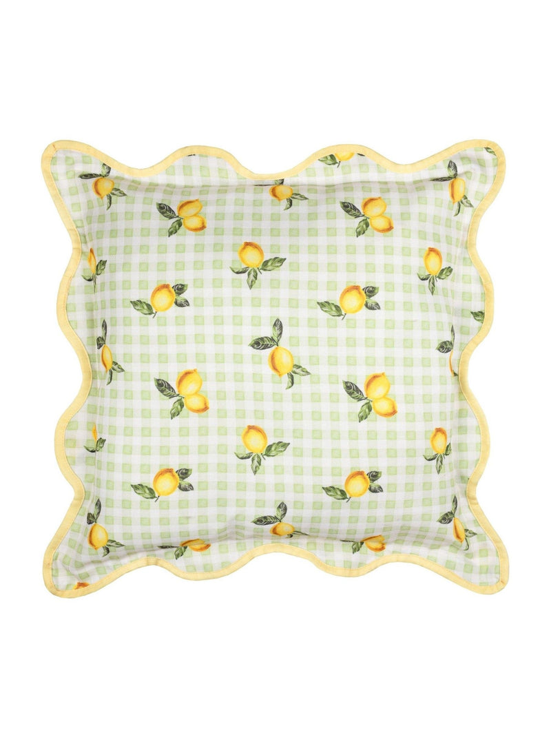 Furn Sage lemon outdoor cushion 45x45 cm (British brand)