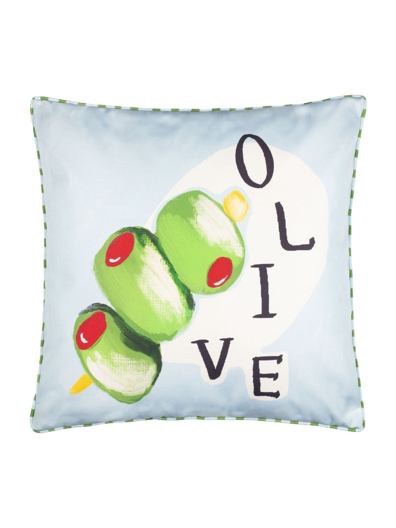 Furn outdoor cushion Olive/Blue Mediterranean 45cm (British brand)