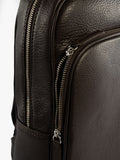 Totes brown genuine leather backpack - British product