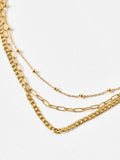 Oliver Bonas gold tone layered necklace, UK version