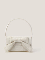 Next Monsoon Natural Ayla Beaded Bow Bag- Buy online at McGrocer