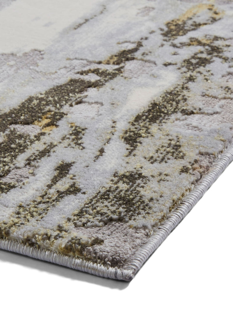 Think Rugs Grey Apollo GR580 modern abstract rug (British brand)