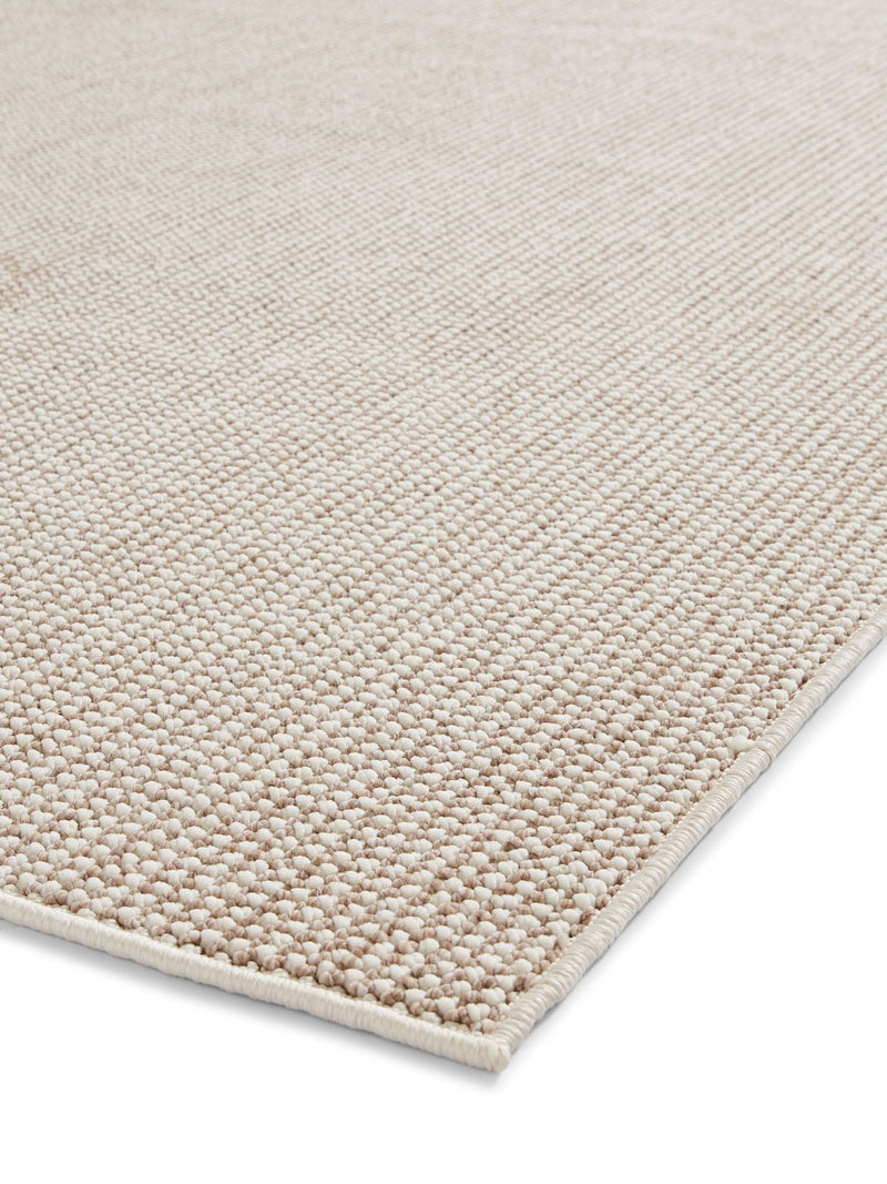 Think Rugs White Boucle Rug machine-made - British product