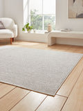 Think Rugs White E6404 Boucle Rug - British product