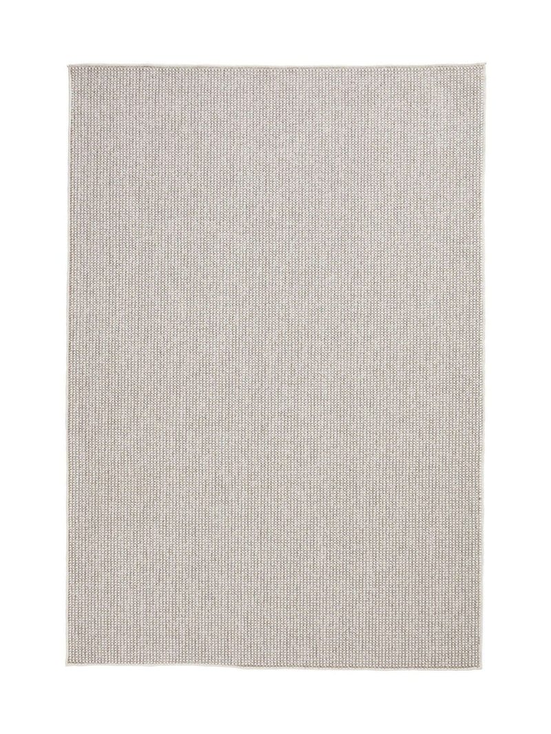Think Rugs White E6404 Boucle Rug - British product