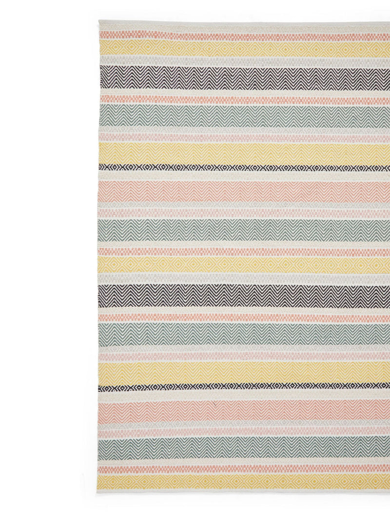 Think Rugs hand-woven cotton geometric rug, UK version