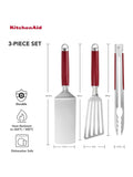 KitchenAid 3 piece indoor grilling set, imported from the UK