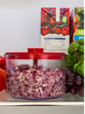 KitchenAid red manual food chopper - British product