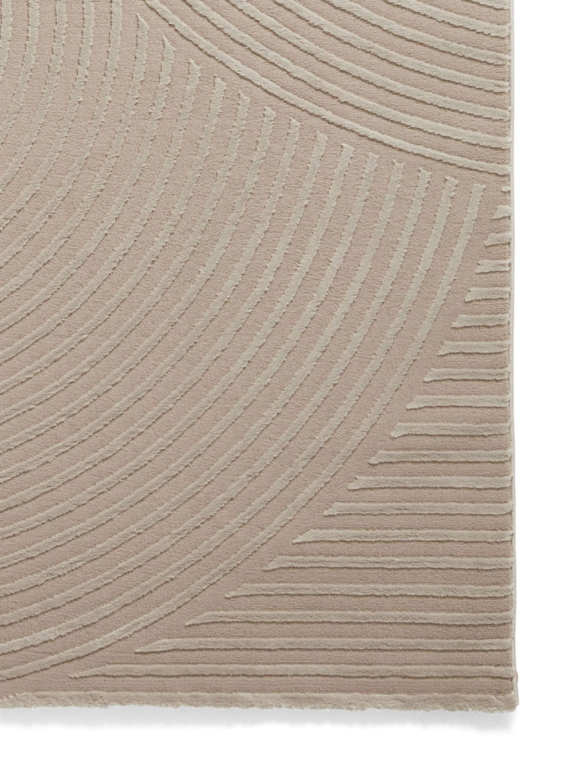 Think Rugs Mink Flores modern rug 100% polyester, UK version