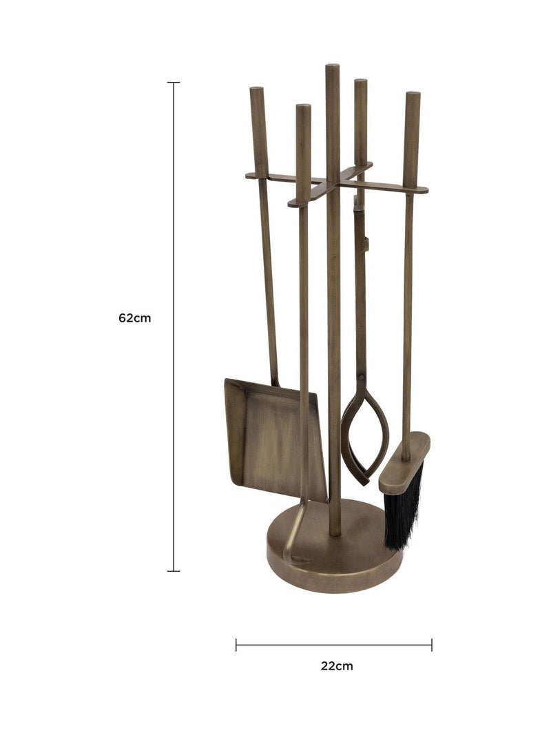 Snug iron fireside companion set tools 62cm - British product