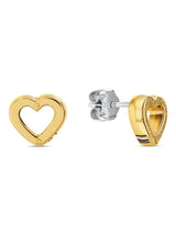 Next Tommy Hilfiger Gold Plated Heart Stud Earrings- Buy online at McGrocer