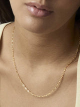 Next Dinny Hall Gold Mini Paperclip Chain Necklace- Buy online at McGrocer