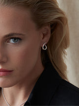 Next Dinny Hall Silver Toro Twist Studs Earrings- Buy online at McGrocer