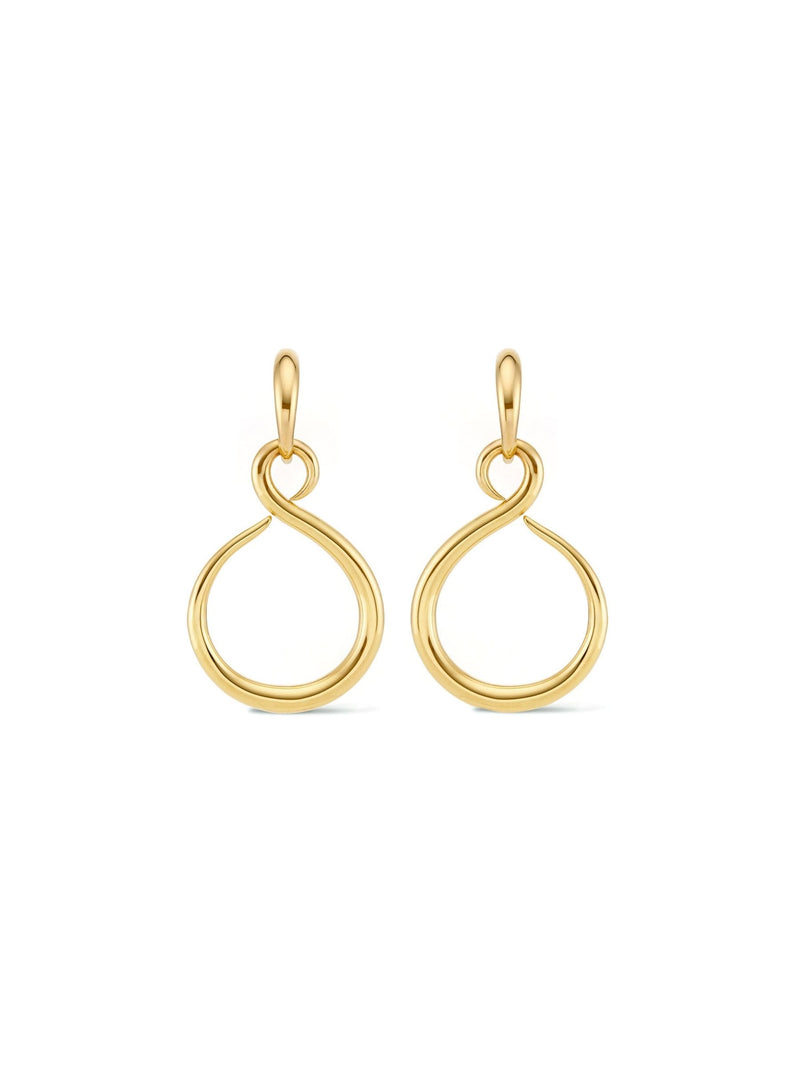 Dinny Hall gold drop earrings Toro Lasso (British brand)