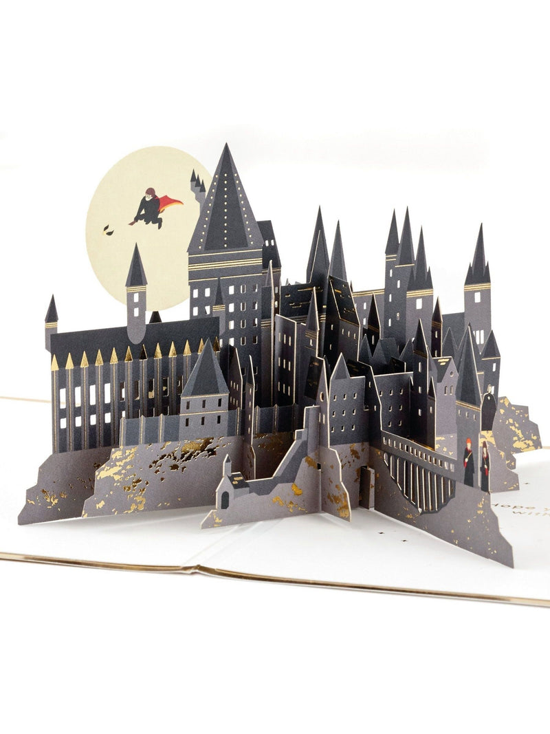 Hallmark Harry Potter 3D pop-up card with Hogwarts castle, UK version