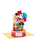 Hallmark 3D pop-up Minnie Mouse birthday card (British brand)