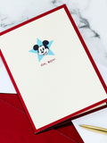 Hallmark 3D pop-up Mickey Mouse greeting card, imported from the UK
