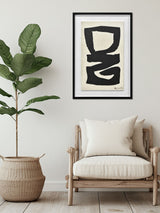 Next The Art Group Cream Abstract I Framed Print 50x70cm- Buy online at McGrocer