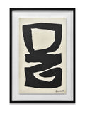 The Art Group Cream Abstract I framed print, UK version