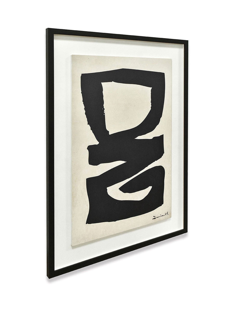 The Art Group Cream Abstract I framed print, UK version