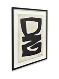 The Art Group Cream Abstract I framed print, UK version