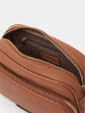 Accessorize brown double zip camera bag (British brand)