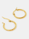Accessorize gold tone stainless steel small hoop earrings, UK version