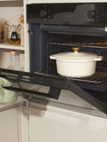 Salter cream cast iron casserole pot 3.4L (British brand)