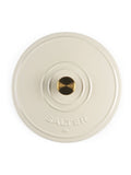Salter cream Chester shallow cast iron casserole pot 2.8L, imported from the UK
