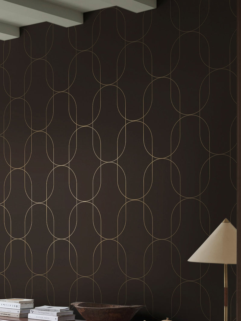 Graham & Brown Palais Fig wallpaper 10m roll, imported from the UK