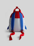JoJo Maman Bébé silver quilted rocket backpack, UK version