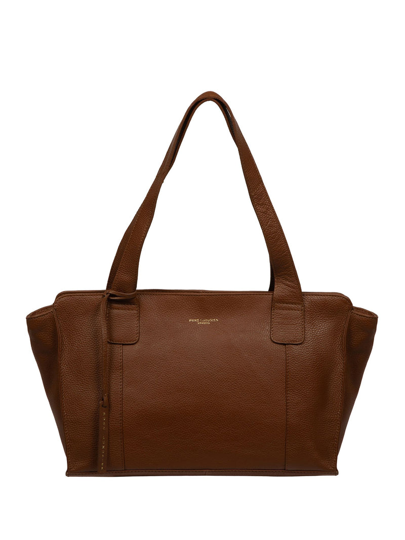 Pure Luxuries brown Mimi leather handbag, UK version