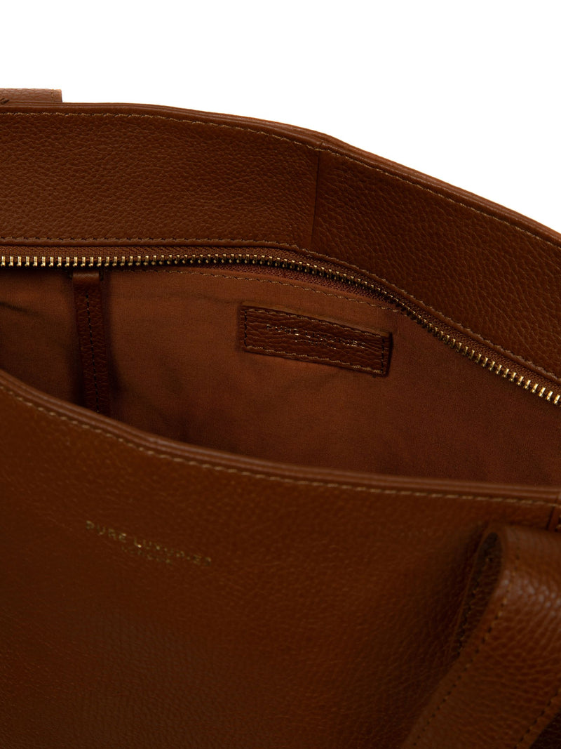 Pure Luxuries brown Mimi leather handbag, UK version