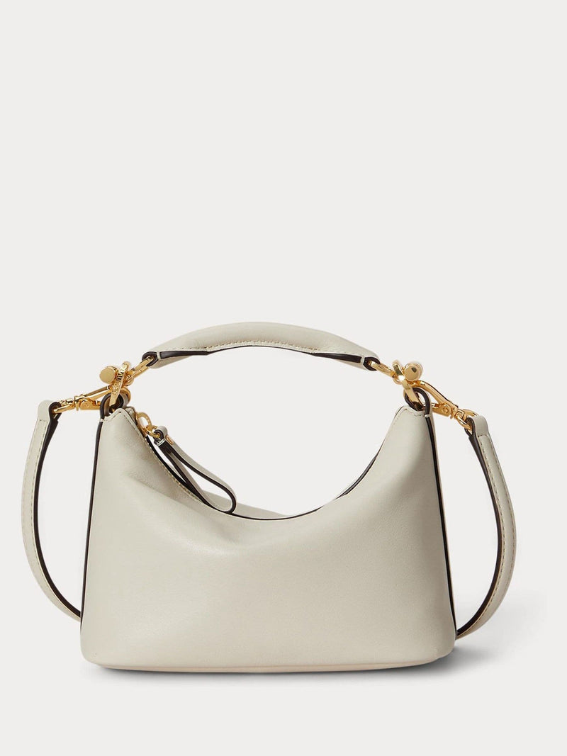 Lauren Ralph Lauren white Blake mini shoulder bag, UK version