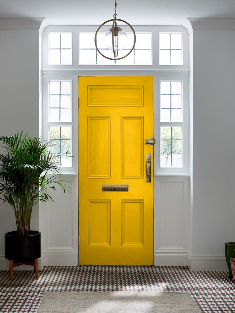 Graham & Brown Gaillo yellow matt emulsion paint - British product