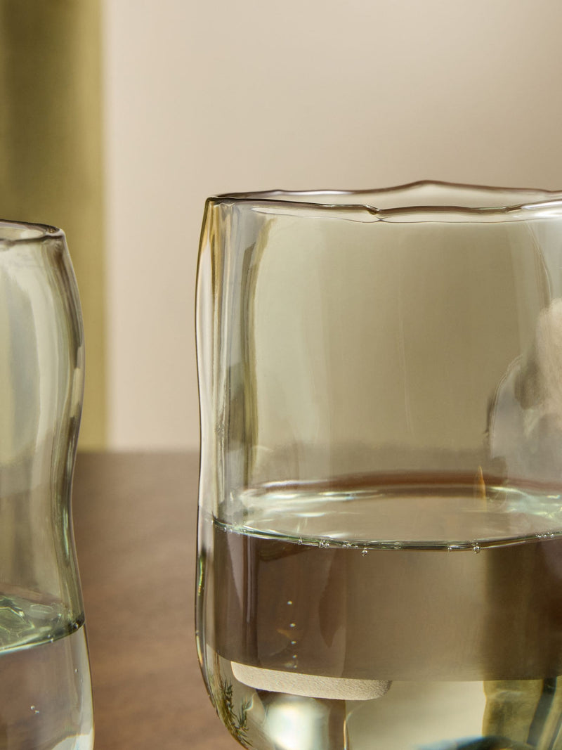 MADE.COM green wine glasses set of 4, UK version