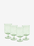 MADE.COM green wine glasses set of 4, UK version