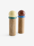 MADE.COM Brown Bolla salt and pepper grinders - British product