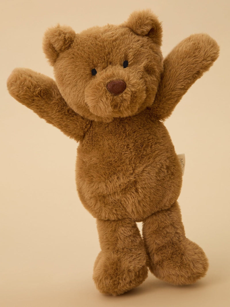 MORI Brown Billie Bear plush toy, imported from the UK