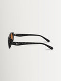 Coach black oval acetate sunglasses (British brand)
