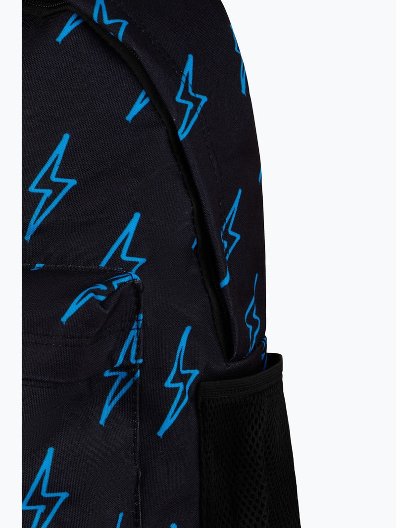 Hype Black Lightning Backpack, imported from the UK